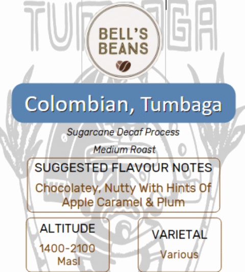 Colombian, Tumbaga, Sugarcane Decaf