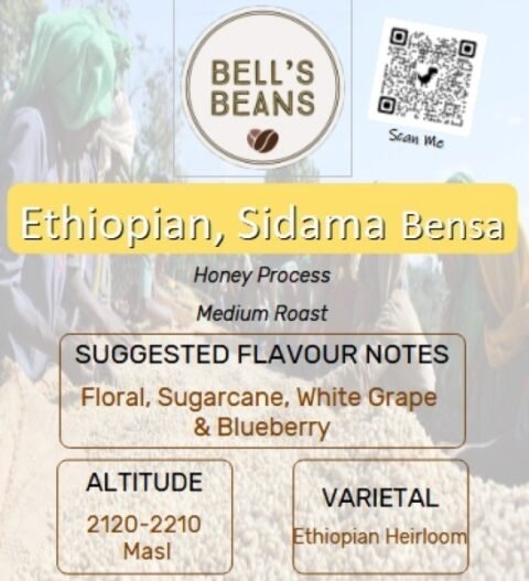 Ethiopian, Sidama. Honey