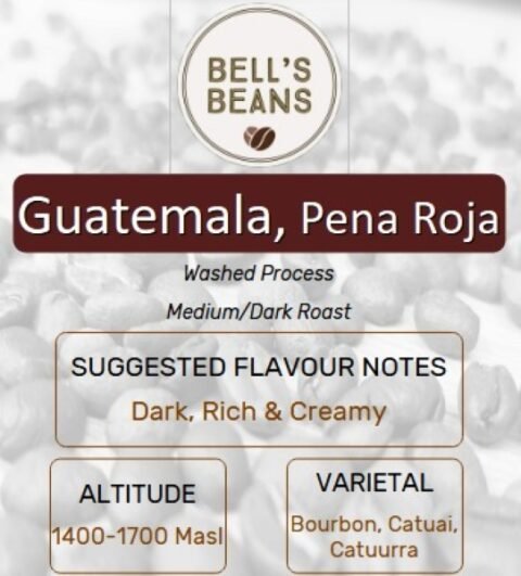 Guatemala, Pena Roja, Medium/Dark
