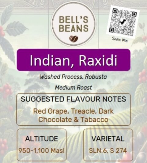 Indian, Raxidi Robusta (Canephora)